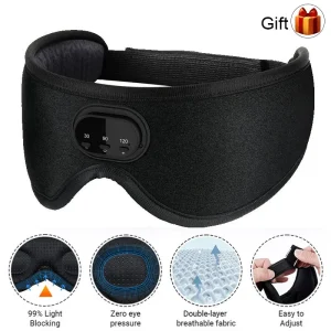 White noise version 3D wireless music Eye Mask